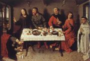 Dieric Bouts Museem national Christ in the house the Pharisaers Simon Sweden oil painting artist
